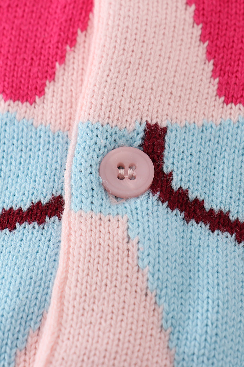 [PREORDER] Light Pink Bow Cardigan Sweater